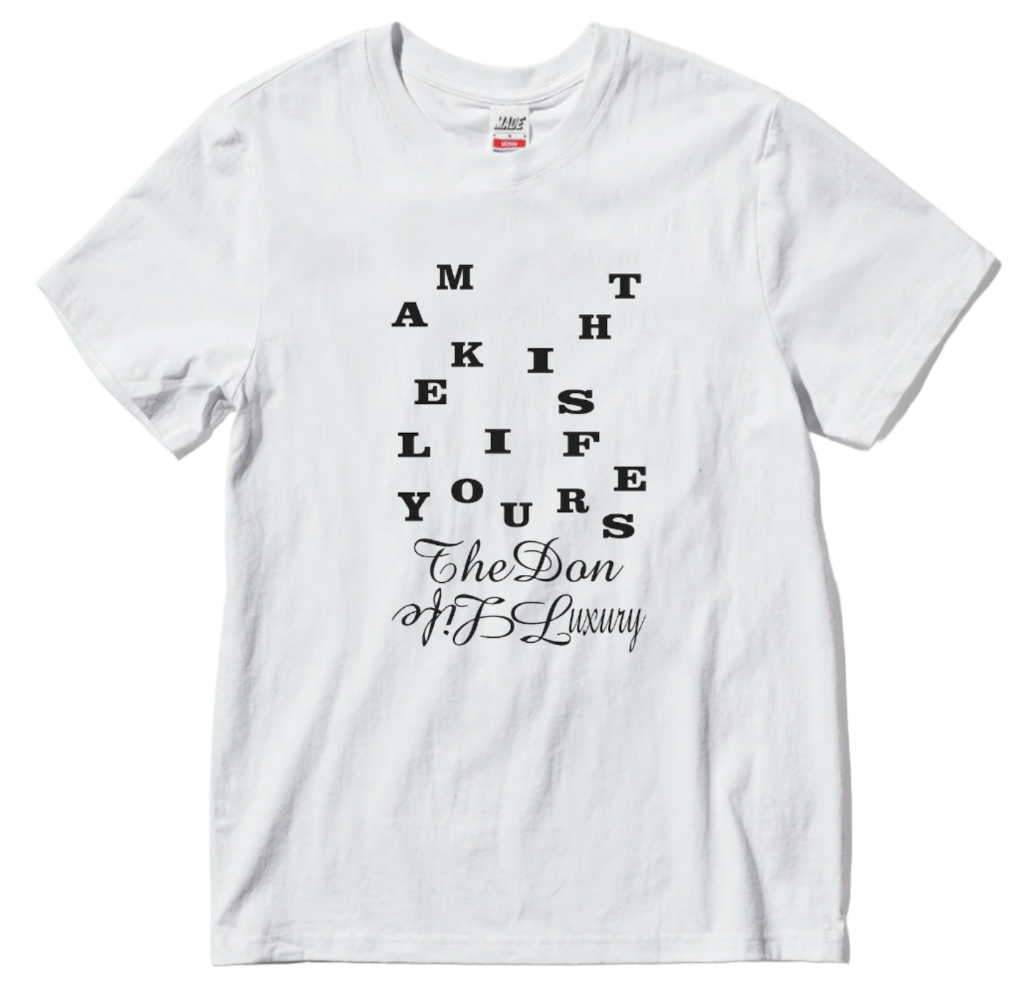 Don Life Luxury Logo Cotton T-shirt