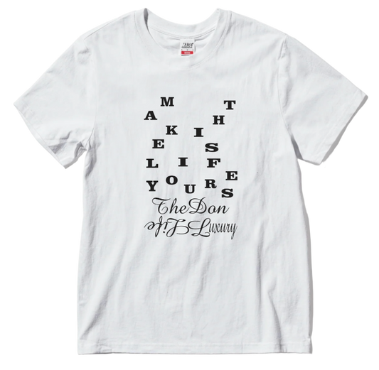 Don Life Luxury Logo Cotton T-shirt