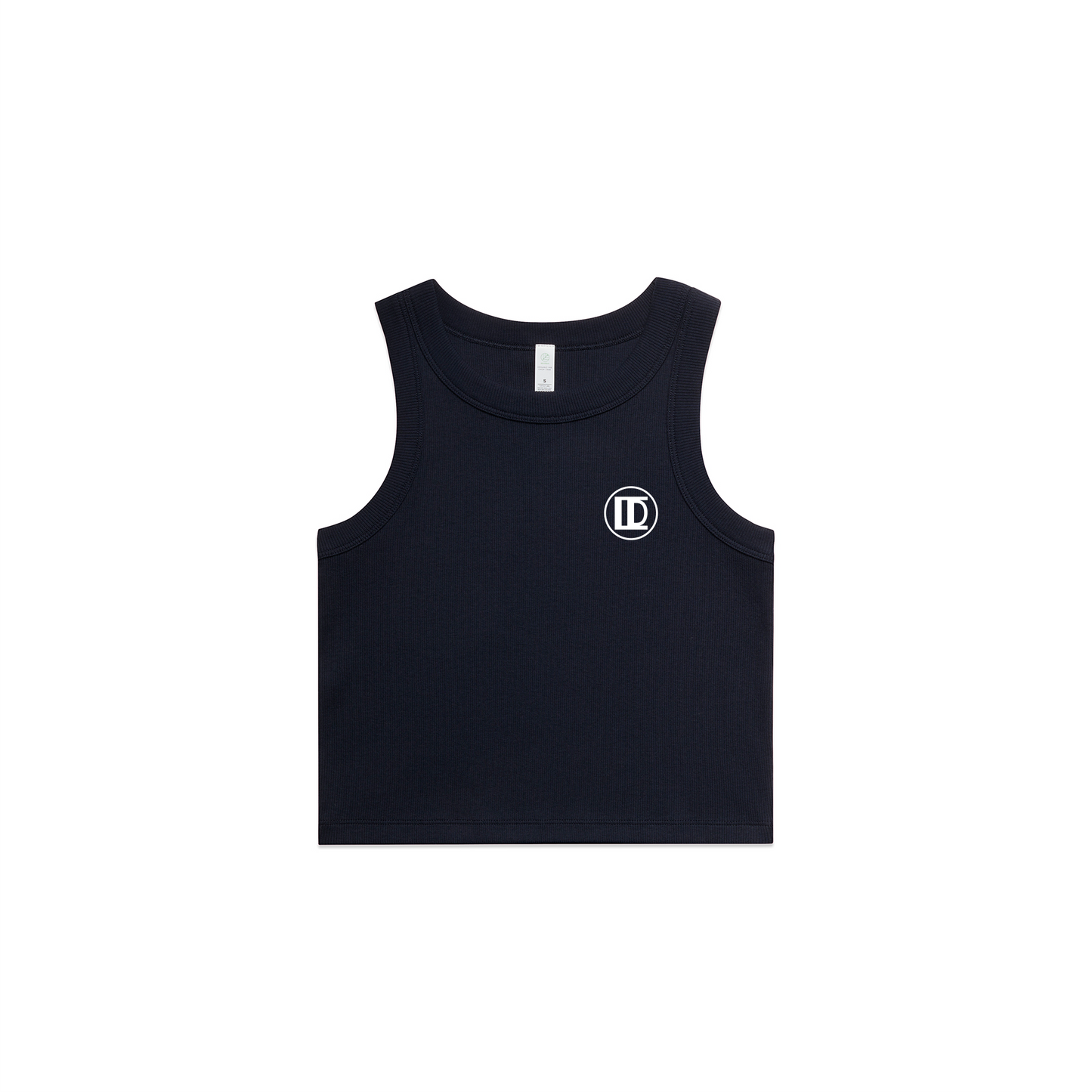 Women's Organic Rib Crop Tank