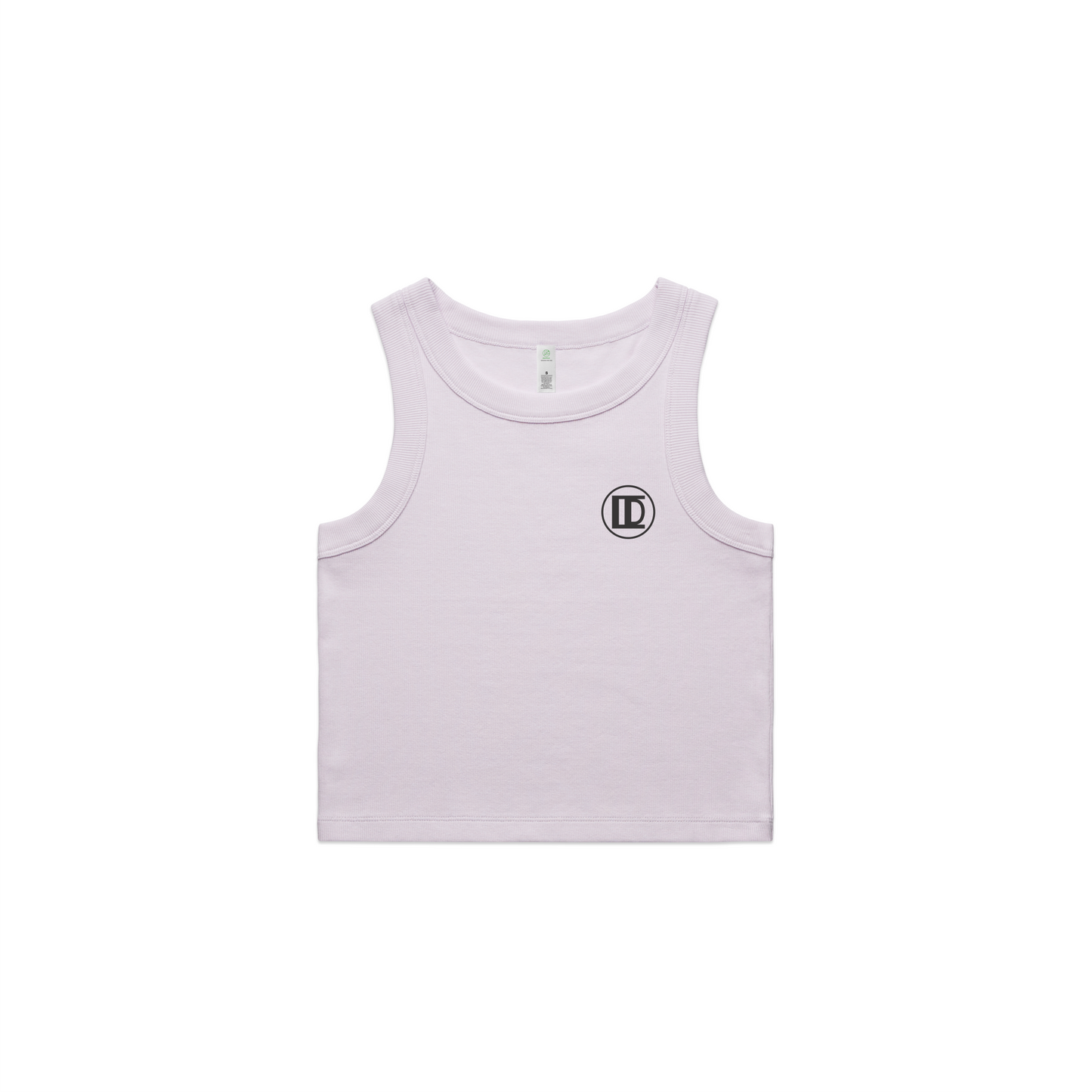 Women's Organic Rib Crop Tank