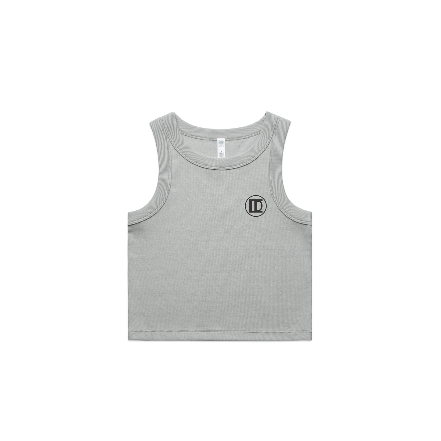 Women's Organic Rib Crop Tank